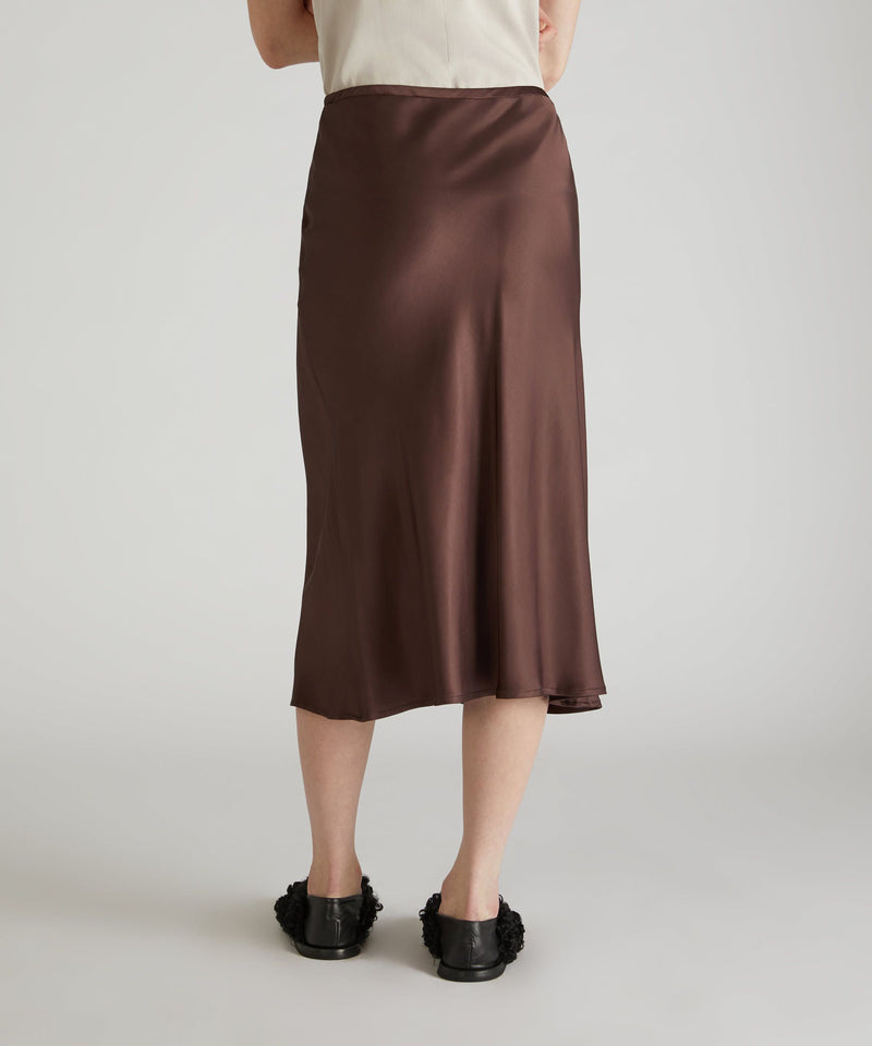 Slowear Gonna in raso di viscosa Saldi Di Fabbrica