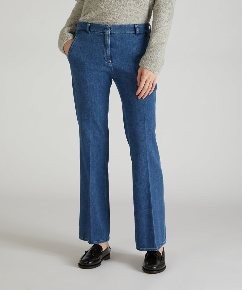 Slowear Pantalone slim fit in denim Negozio