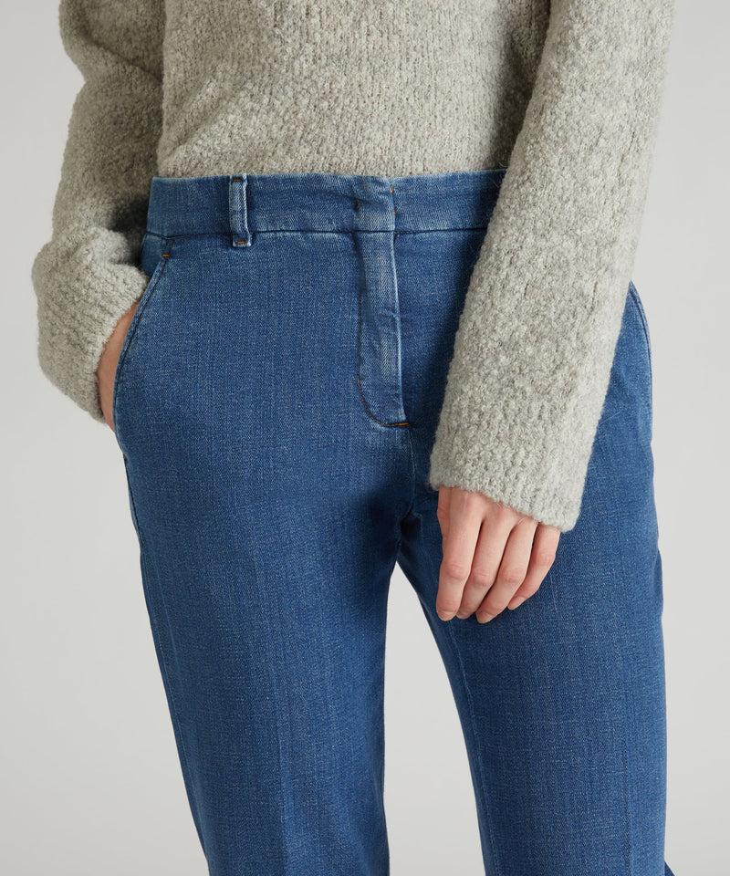 Slowear Pantalone slim fit in denim Negozio