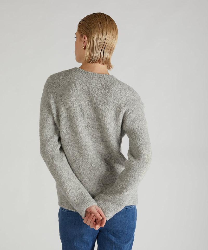 Slowear Maglia over in bouclé di lana e Alpaca In Saldo