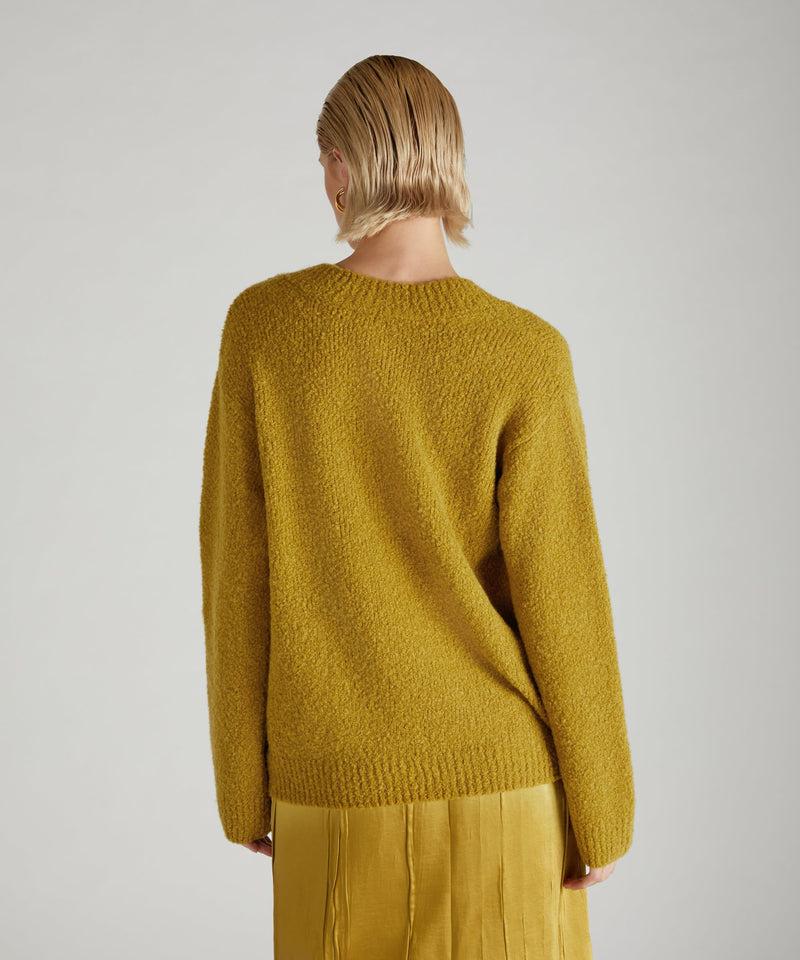 Slowear Maglia over in bouclé di lana e Alpaca Nuova