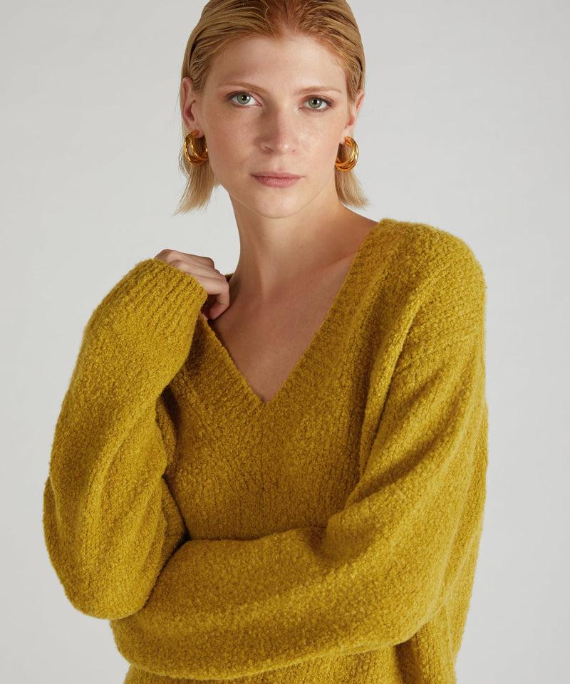 Slowear Maglia over in bouclé di lana e Alpaca Nuova
