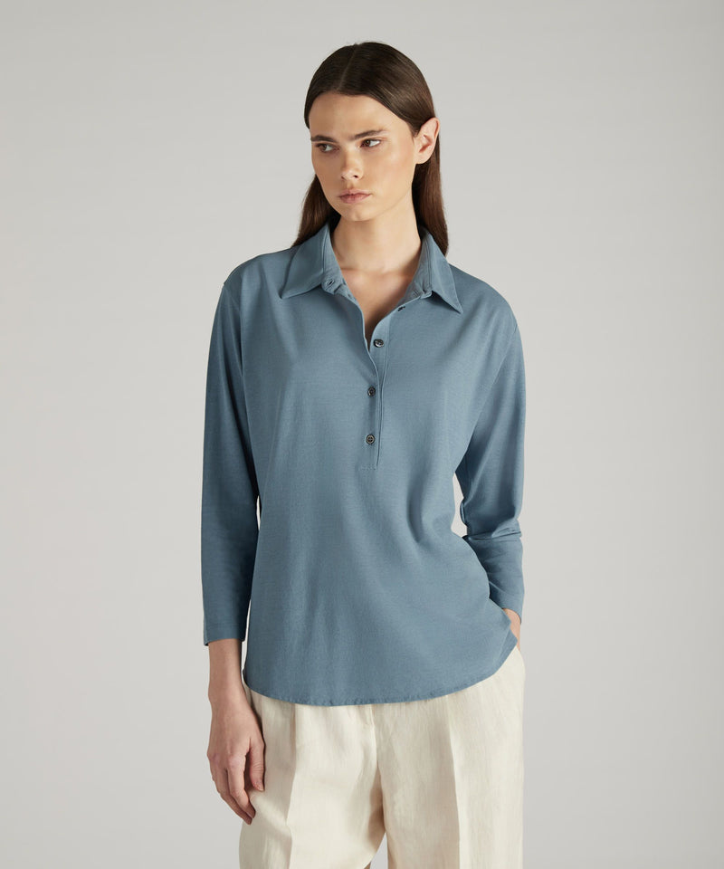 Slowear Polo regular fit in IceCotton organico Italia