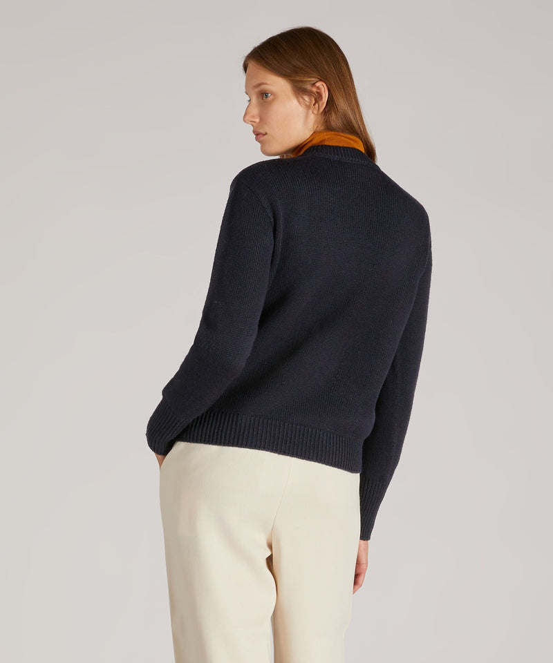Slowear Girocollo regular fit in lana merinos certificata Nuovo