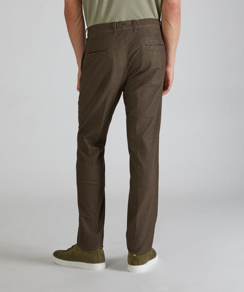 Slowear Pantalone slim fit in fustagno di cotone Sottocosto