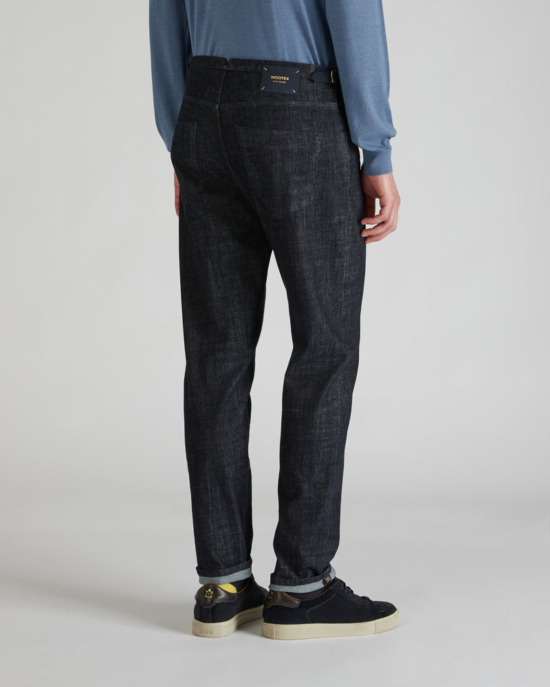 Slowear Pantalone sartoriale in denim stretch Convenienza