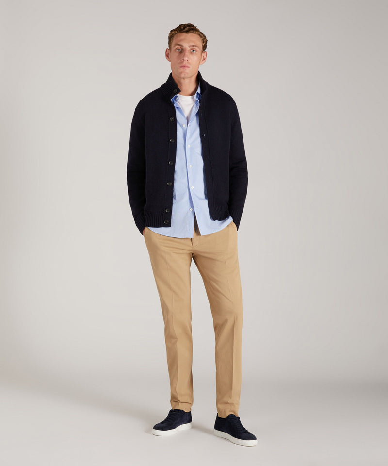 Slowear Pantalone tapered fit in tricocell certificato Presa