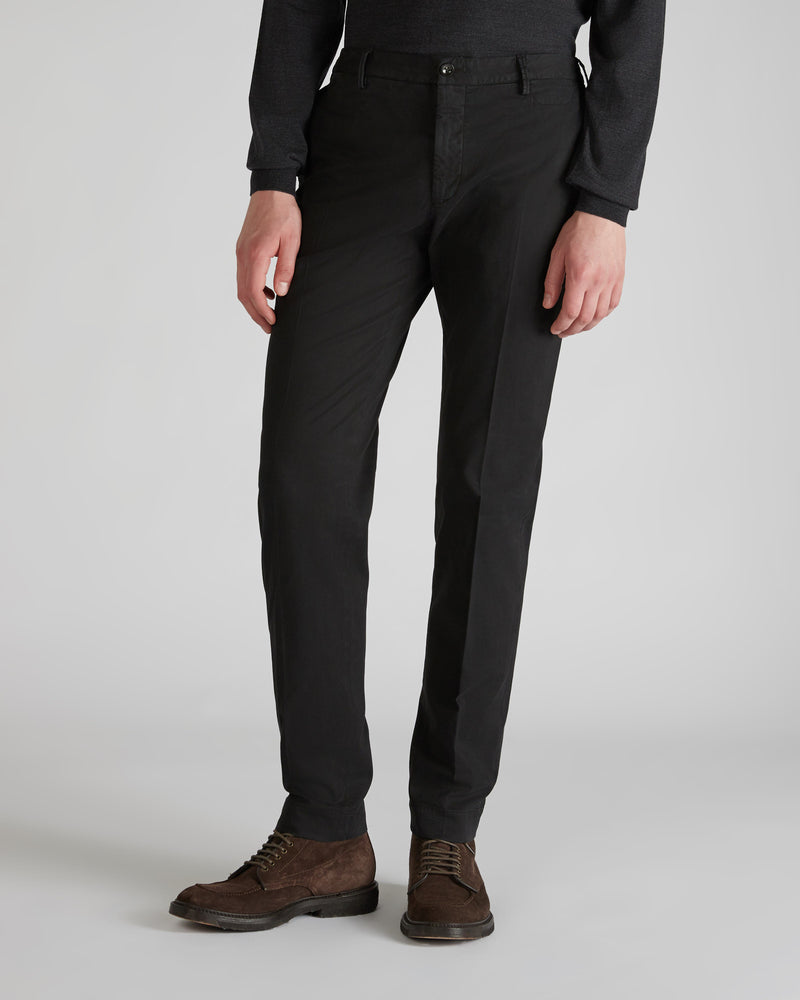 Slowear Pantalone tapered fit in tricocell certificato Sconto