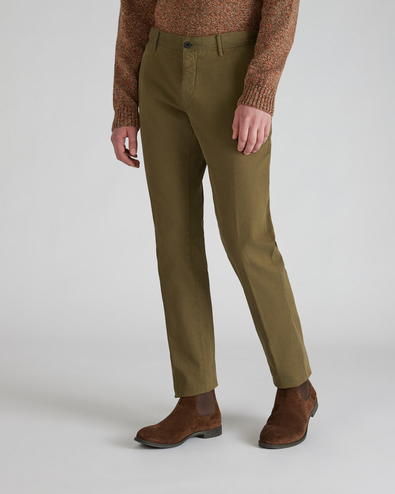 Slowear Pantalone slim fit in cotone stretch In Vendita