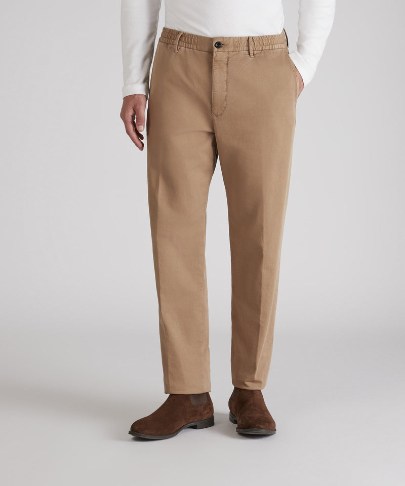 Slowear Pantalone slim fit in raso di cotone Offerte