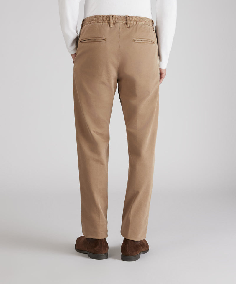 Slowear Pantalone slim fit in raso di cotone Offerte