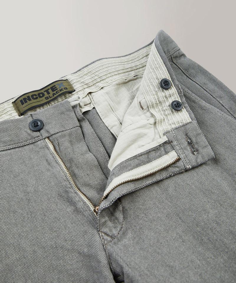 Slowear Pantalone slim fit in cotone microstrutturato Vendita Calda