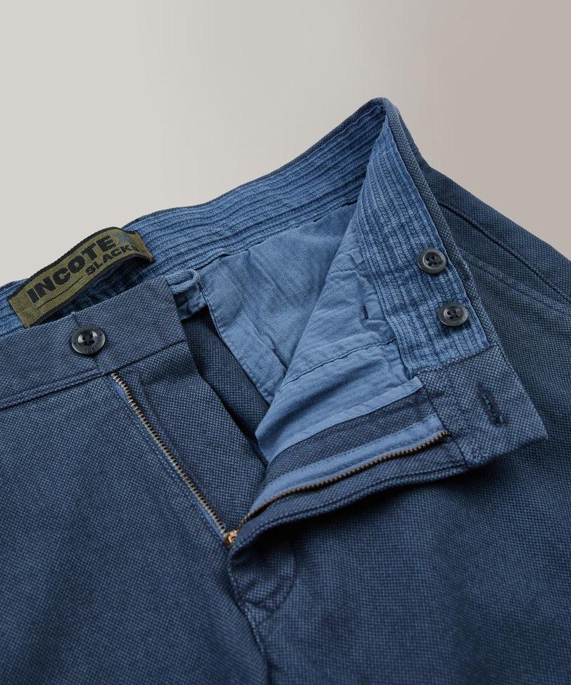 Slowear Pantalone slim fit in cotone microstrutturato Saldi Di Fabbrica
