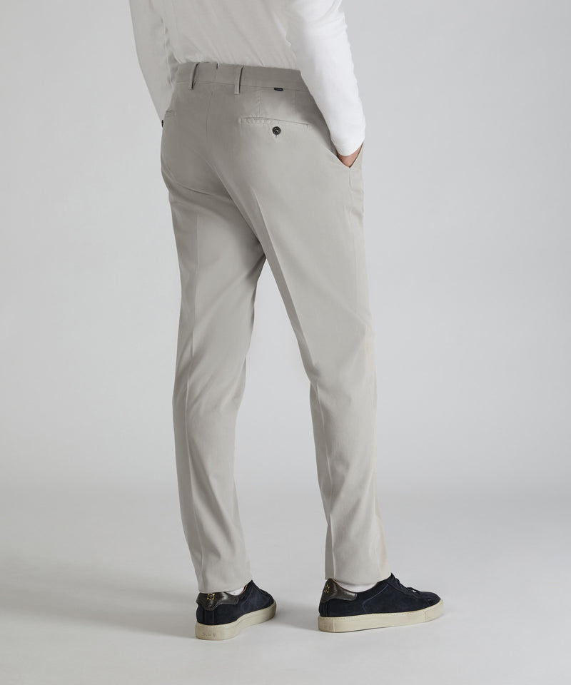Slowear Pantalone tapered fit in cotone e lyocell Italy