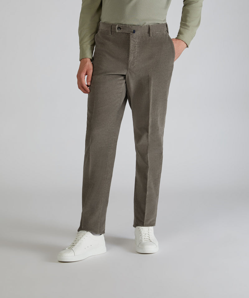 Slowear Pantalone regular fit in velluto Qualità