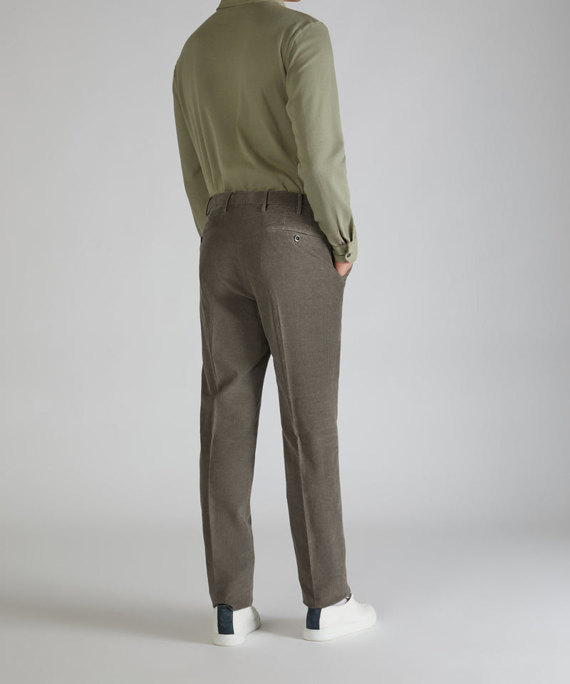 Slowear Pantalone regular fit in velluto Qualità