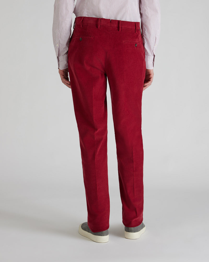 Slowear Pantalone regular fit in velluto a coste In Linea