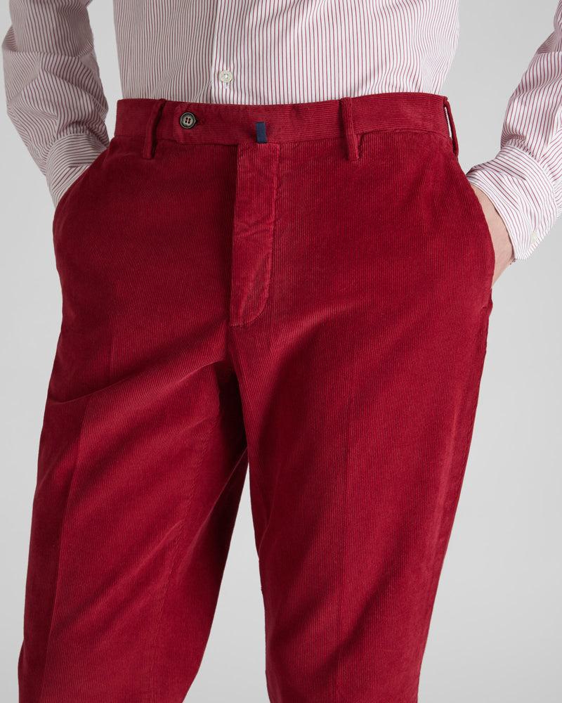 Slowear Pantalone regular fit in velluto a coste In Linea