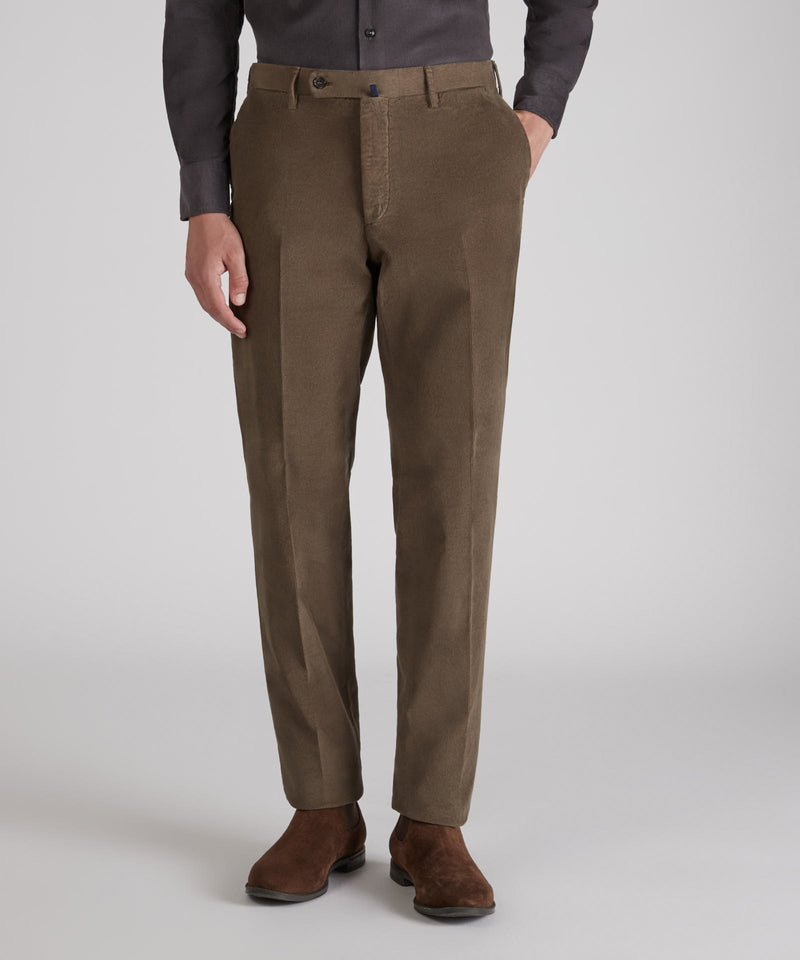 Slowear Pantalone regular fit in velluto a coste Vendita