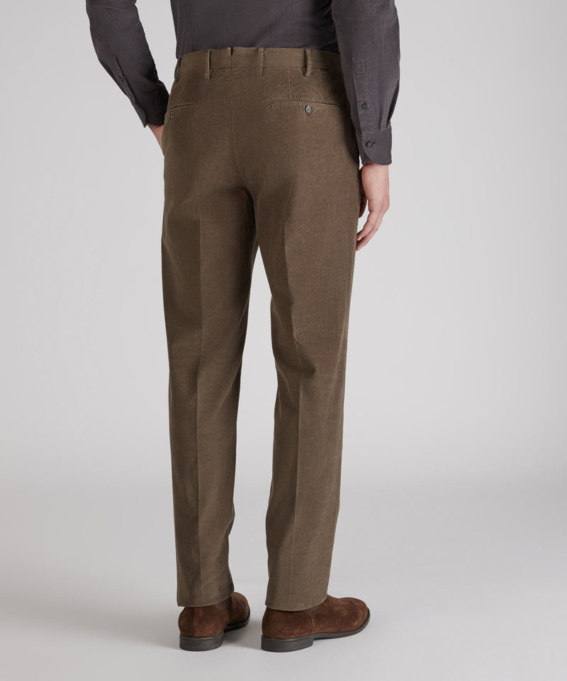 Slowear Pantalone regular fit in velluto a coste Vendita