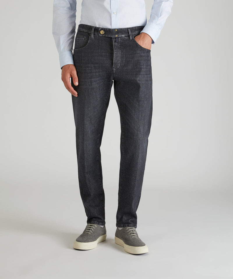 Slowear Pantalone sartoriale in denim stretch Promozione
