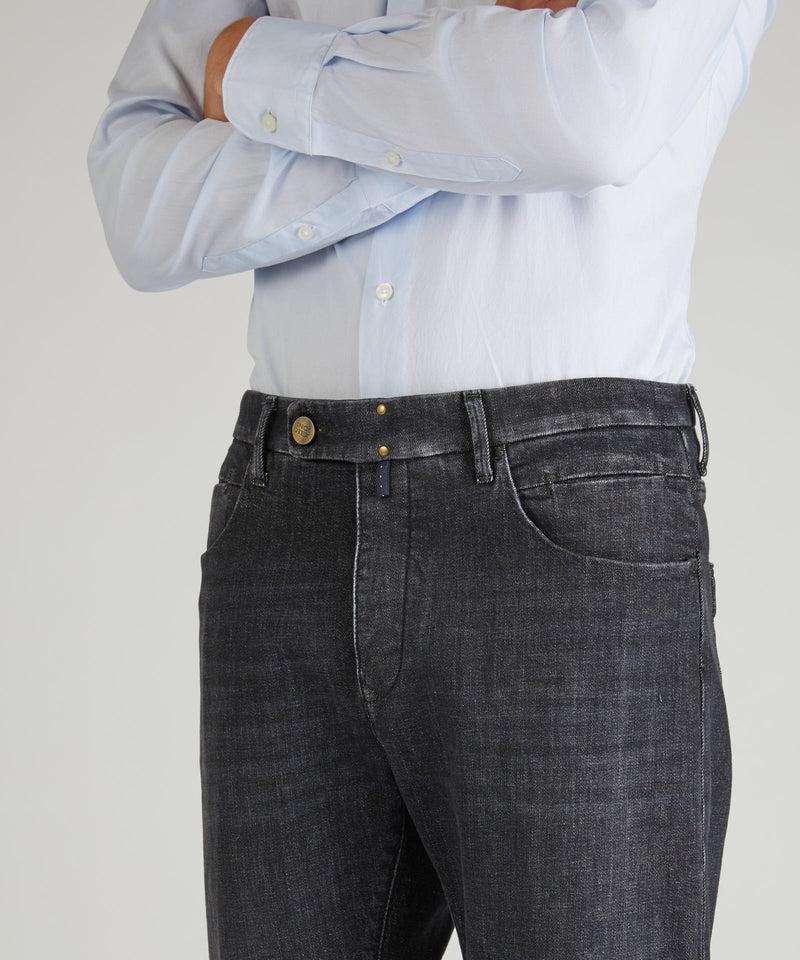 Slowear Pantalone sartoriale in denim stretch Promozione