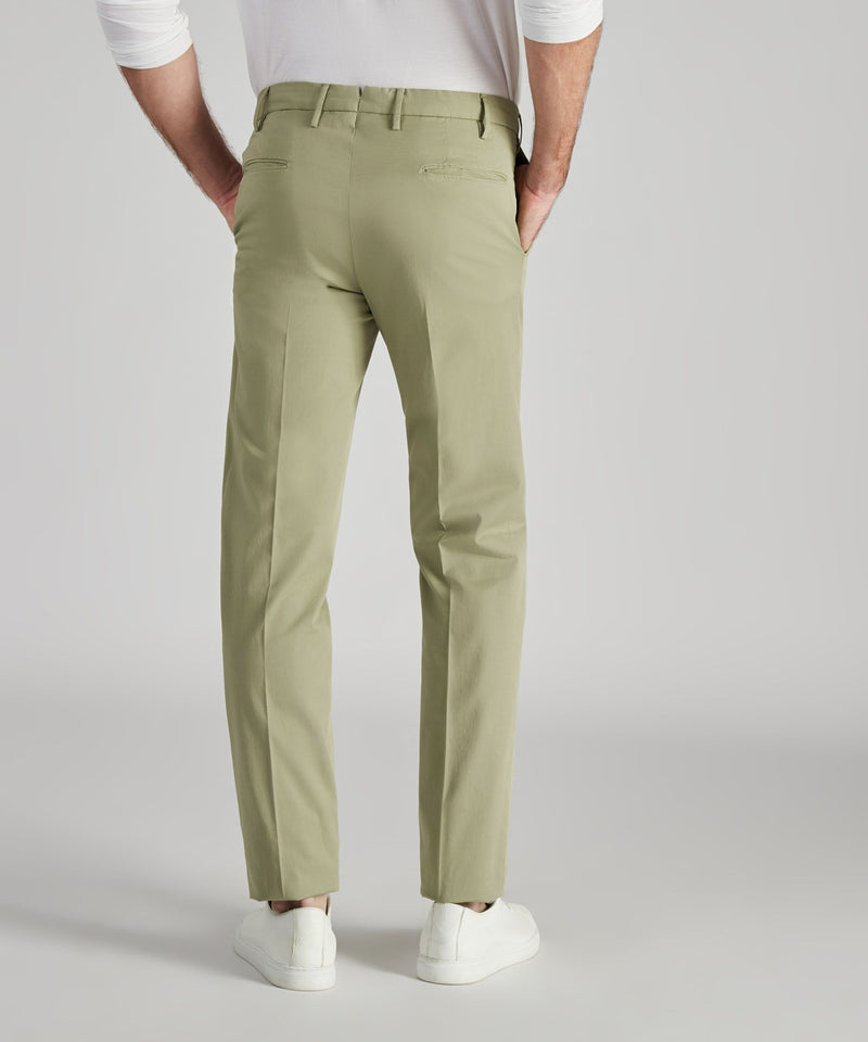 Slowear Pantalone slim fit in cotone certificato Royal Batavia Sottocosto