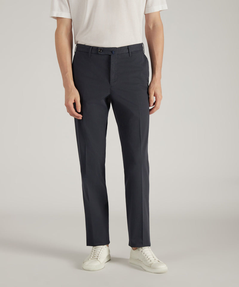 Slowear Pantalone regular fit in cotone certificato Royal Batavia Sottocosto