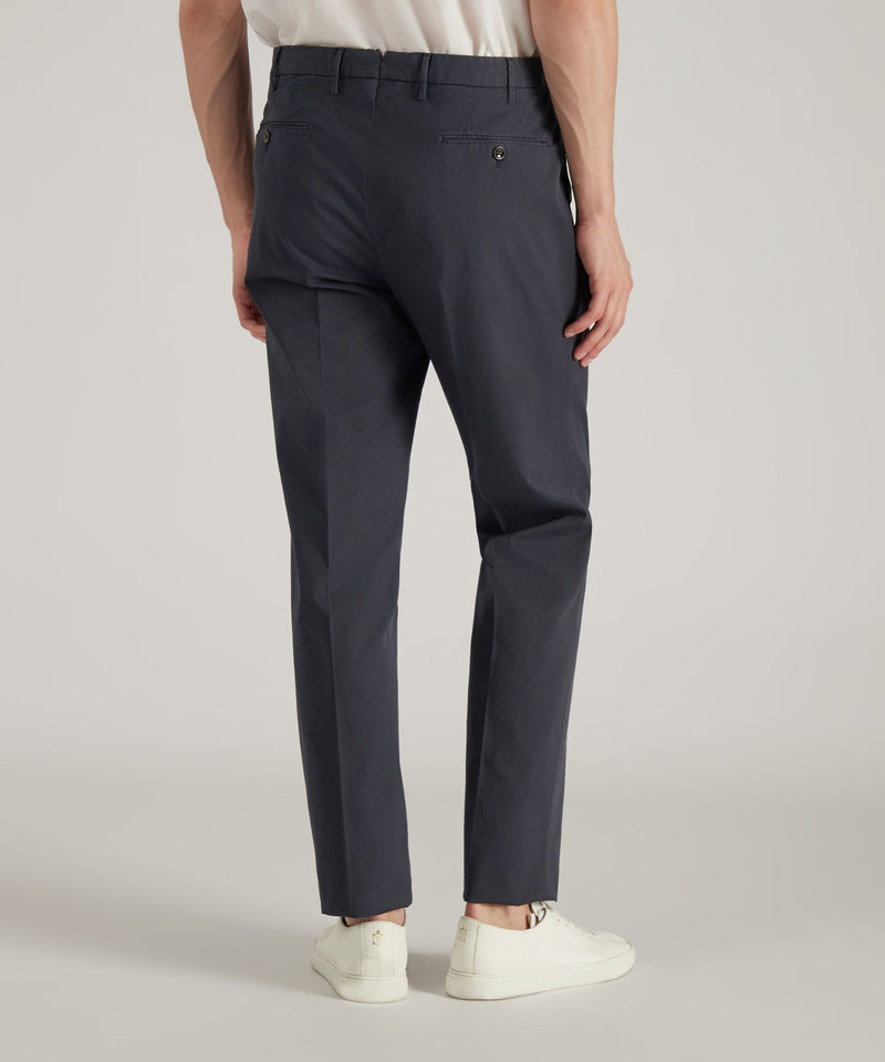 Slowear Pantalone regular fit in cotone certificato Royal Batavia Sottocosto