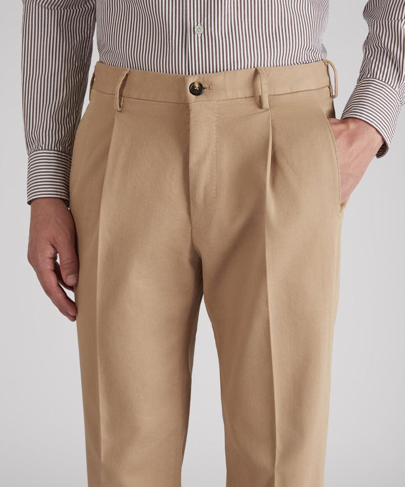 Slowear Pantalone tapered fit in cotone Presa