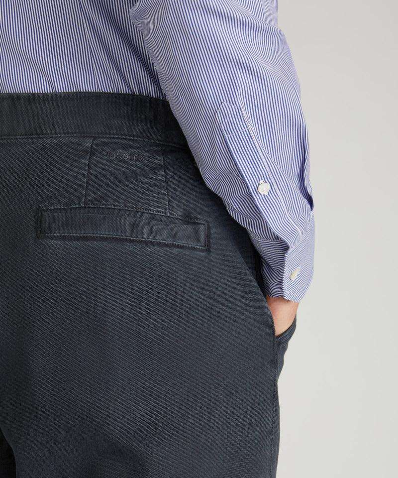 Slowear Pantalone carrot fit in cotone canvas Sconto