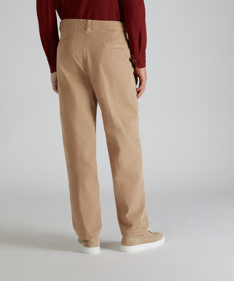Slowear Pantalone carrot fit in cotone canvas Economico