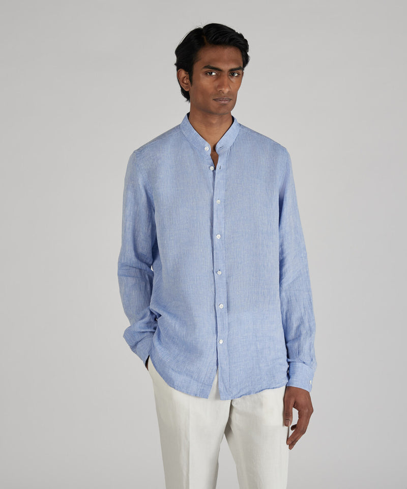Slowear Camicia regular fit in lino Online