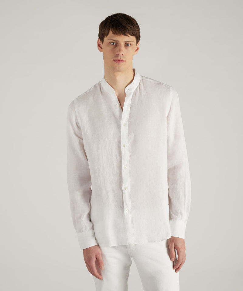 Slowear Camicia regular fit in lino Outlet