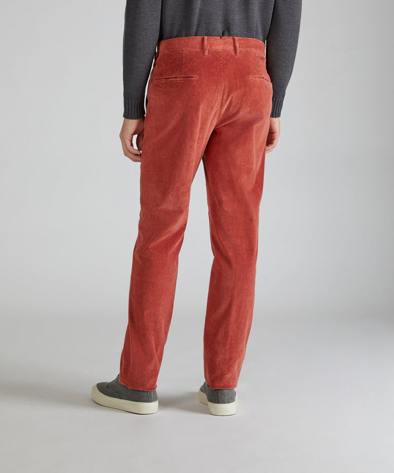 Slowear Pantalone slim fit in velluto Vendita Calda