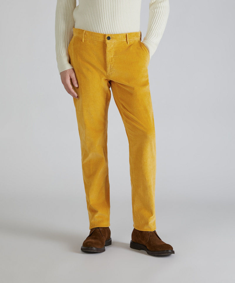 Slowear Pantalone slim fit in velluto Saldi Di Fabbrica