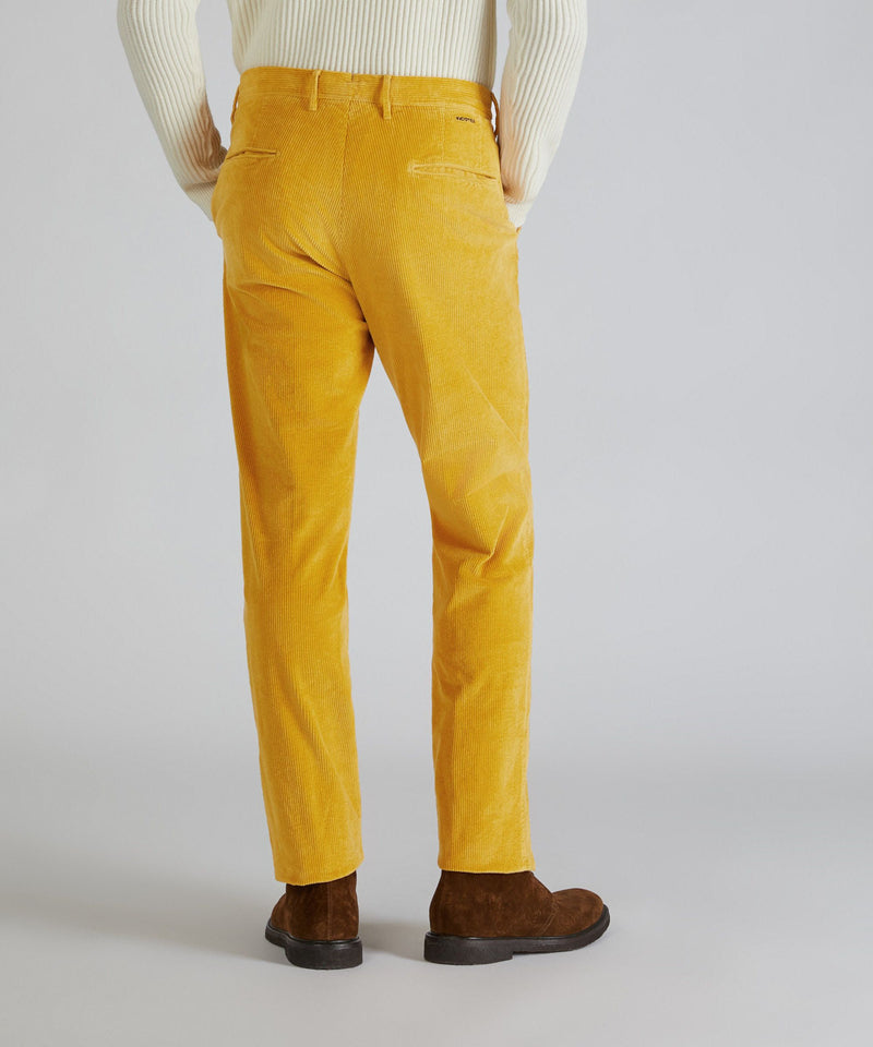 Slowear Pantalone slim fit in velluto Saldi Di Fabbrica