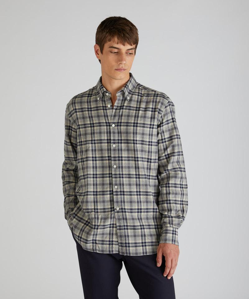 Slowear Camicia casual fit in flanella Offerta