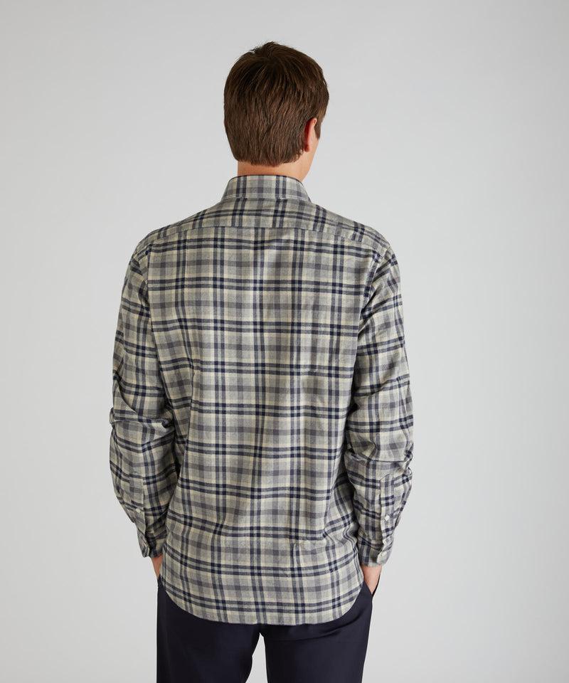 Slowear Camicia casual fit in flanella Offerta