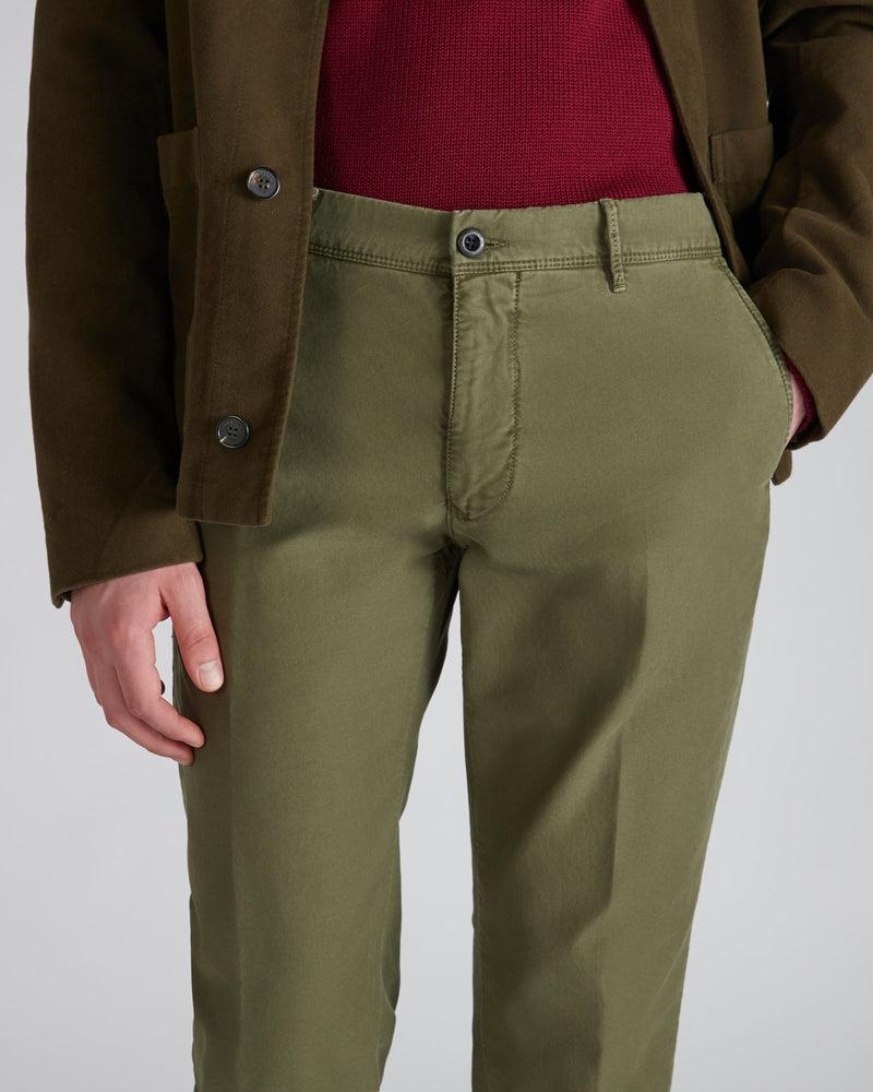 Slowear Pantalone slim fit in Tricochino Liquidazione