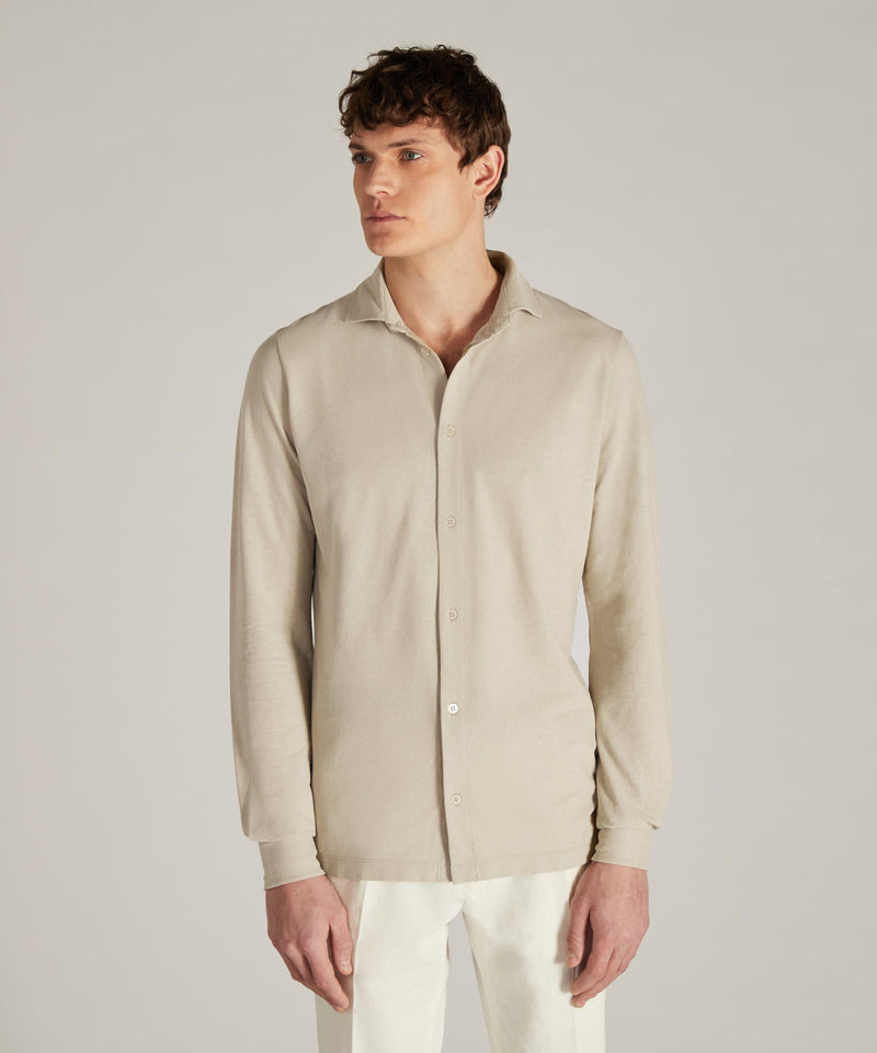 Slowear Camicia slim fit in IceCotton organico Offerte