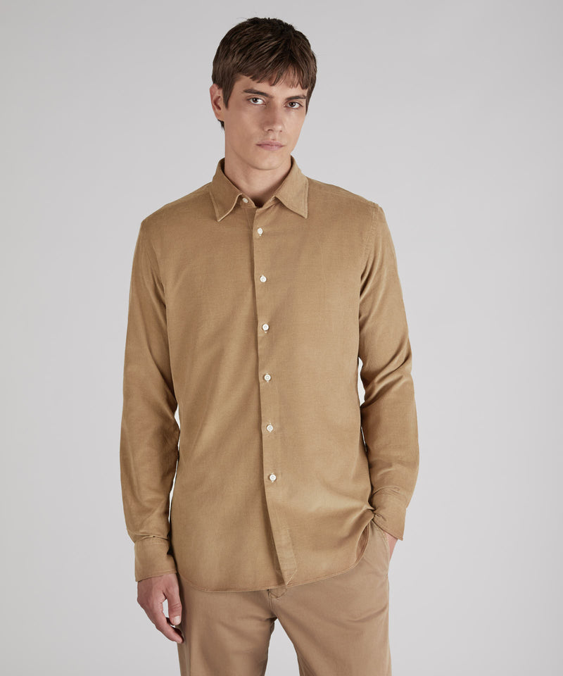 Slowear Camicia in velluto Saldi Di Fabbrica