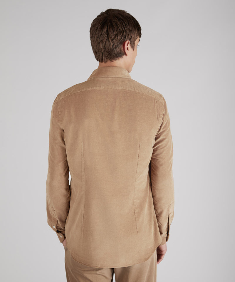 Slowear Camicia in velluto Saldi Di Fabbrica