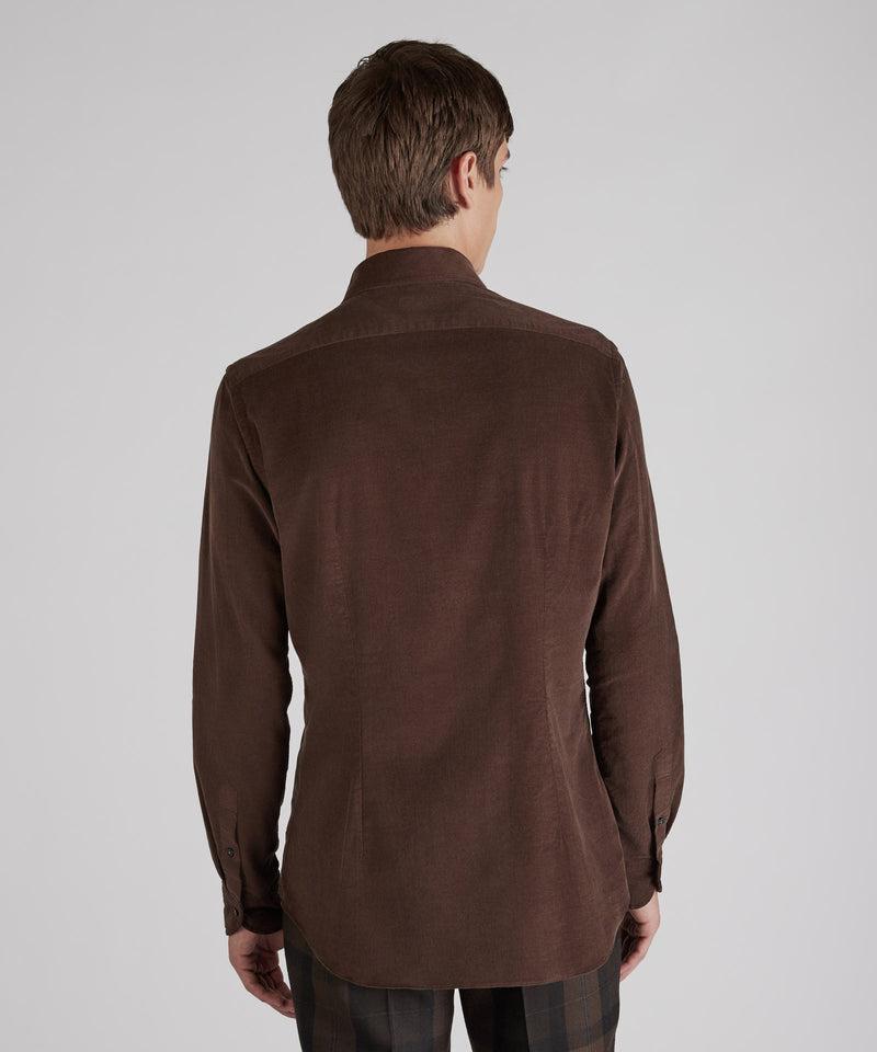 Slowear Camicia in velluto Vendite Flash