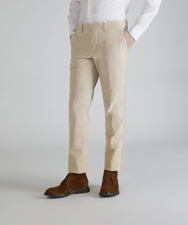 Slowear Pantalone slim fit in tricochino Negozio