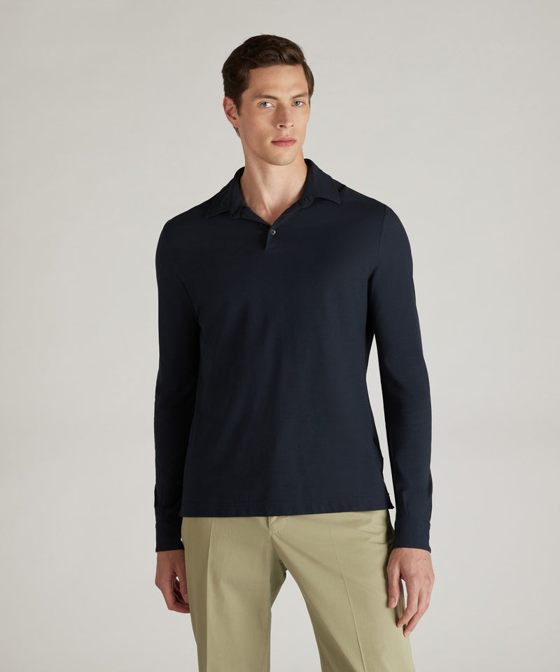 Slowear Polo slim fit in IceCotton organico Officina
