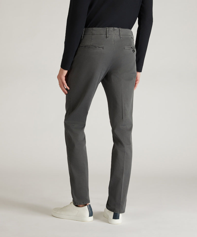 Slowear Pantalone slim fit in gabardina stretch certificata Saldi