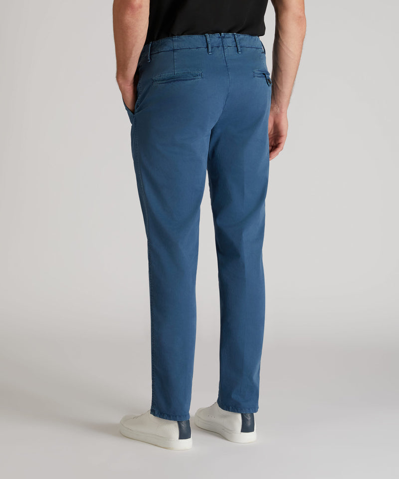 Slowear Pantalone slim fit in gabardina stretch certificata Negozi Online