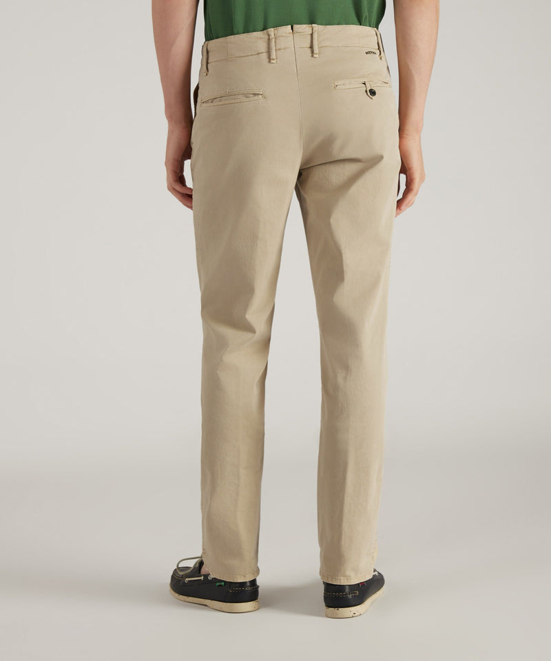 Slowear Pantalone slim fit in gabardina stretch certificata Vendite Flash