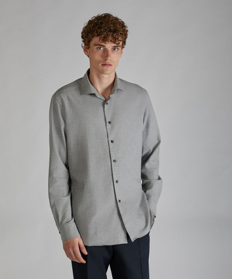 Slowear Camicia regular fit in flanella Fino Al -60%
